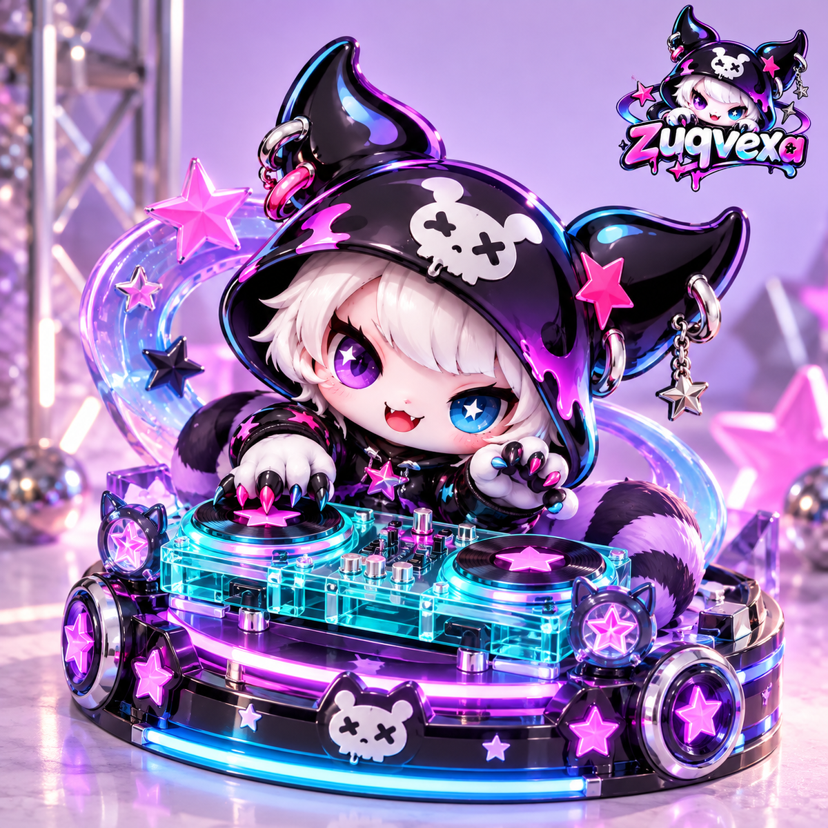 Cosmic DJ Display Figure