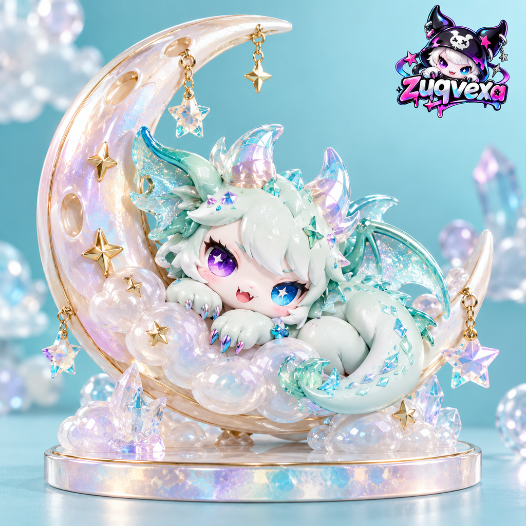 Moon Dragon Dreamscape Figure