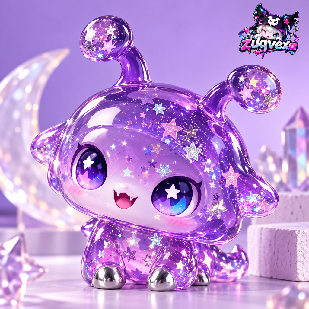 Galaxy Jelly Alien Figure