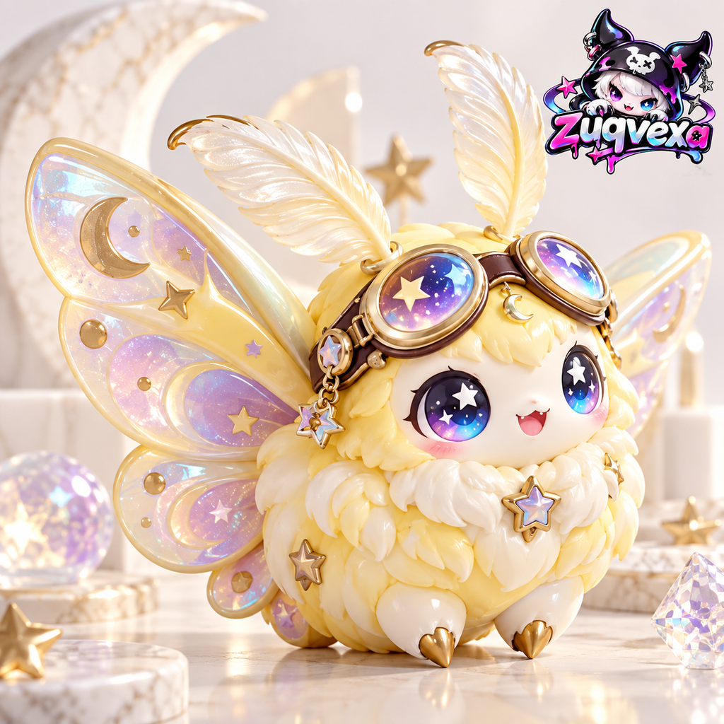 Starlight Moon Moth Figure