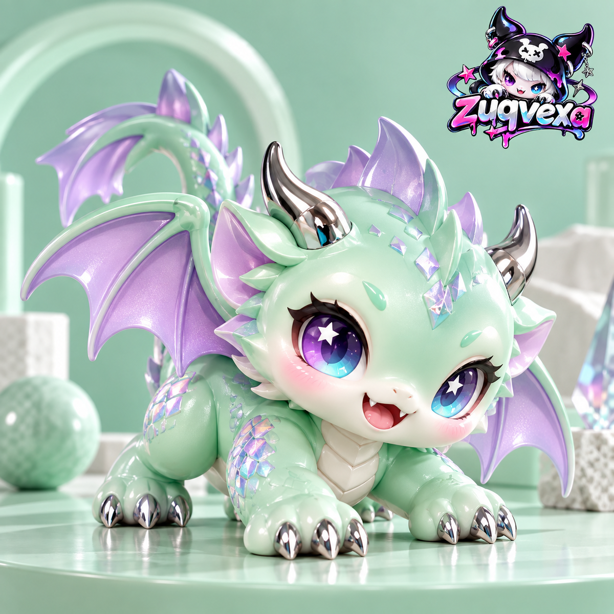 Mint Star Dragon Figure
