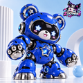 Cobalt Mecha Bear Figure
