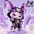 Purple Punk Bunny Figure