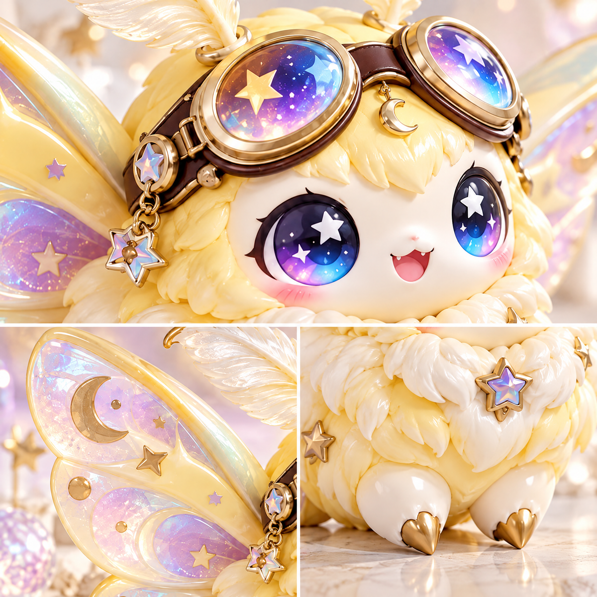 Starlight Moon Moth Figure