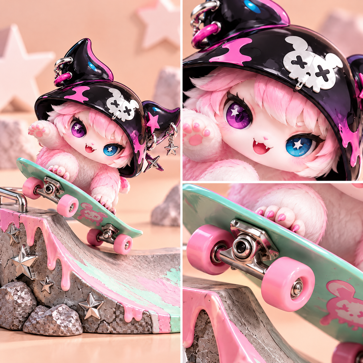 Pink Skater Mini Diorama
