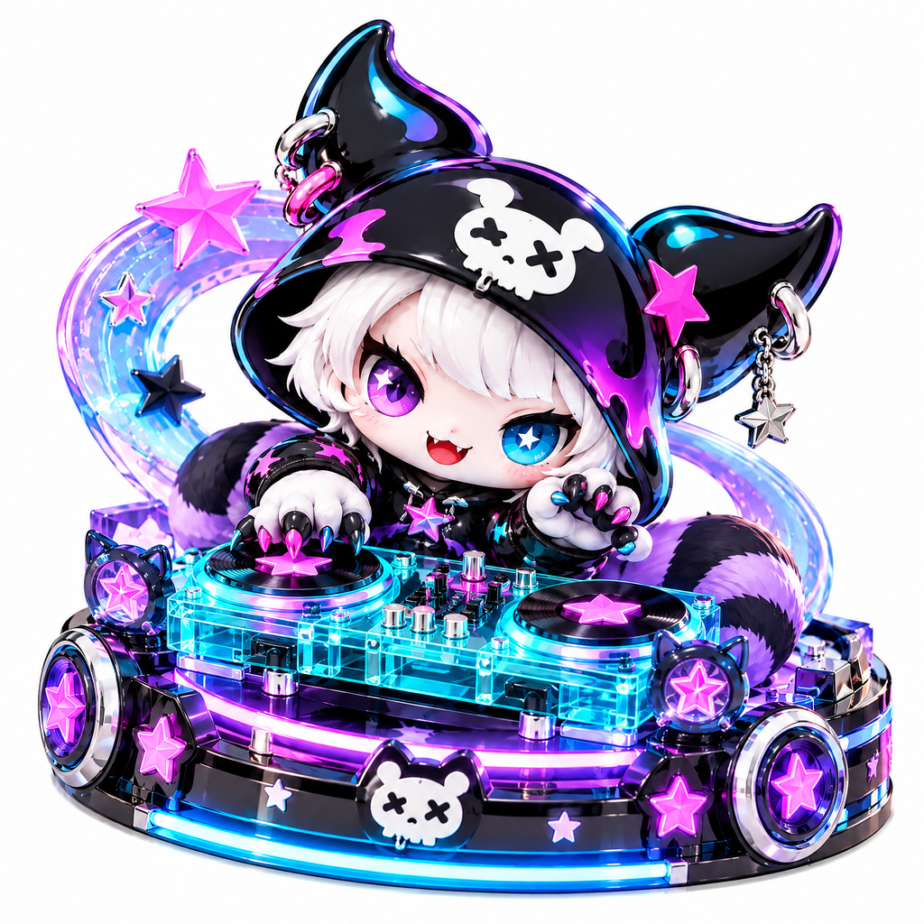 Cosmic DJ Display Figure