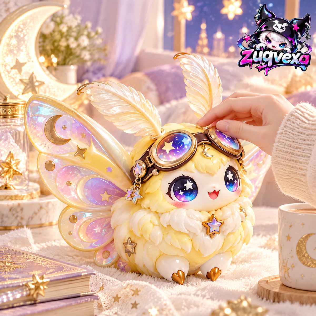 Starlight Moon Moth Figure