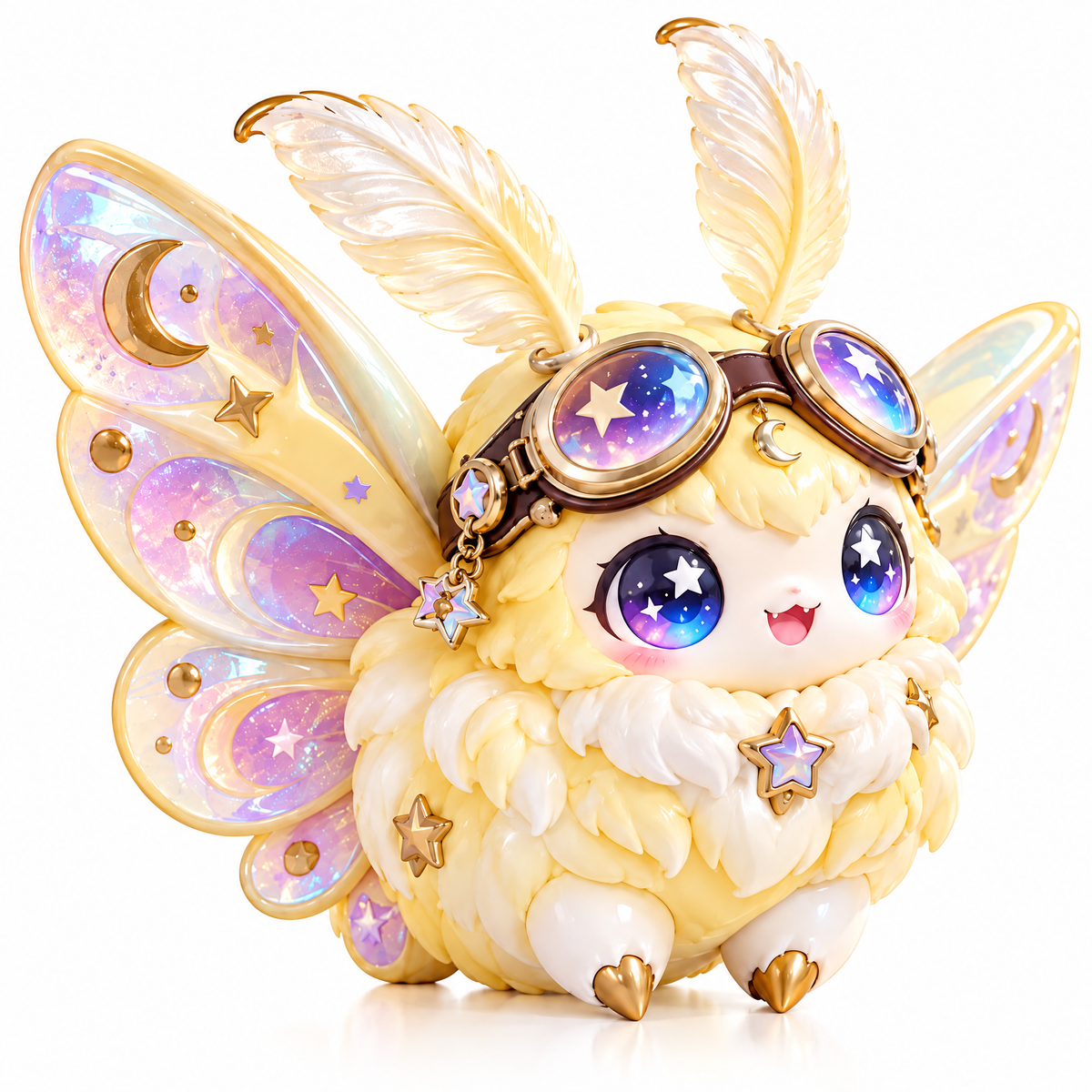 Starlight Moon Moth Figure