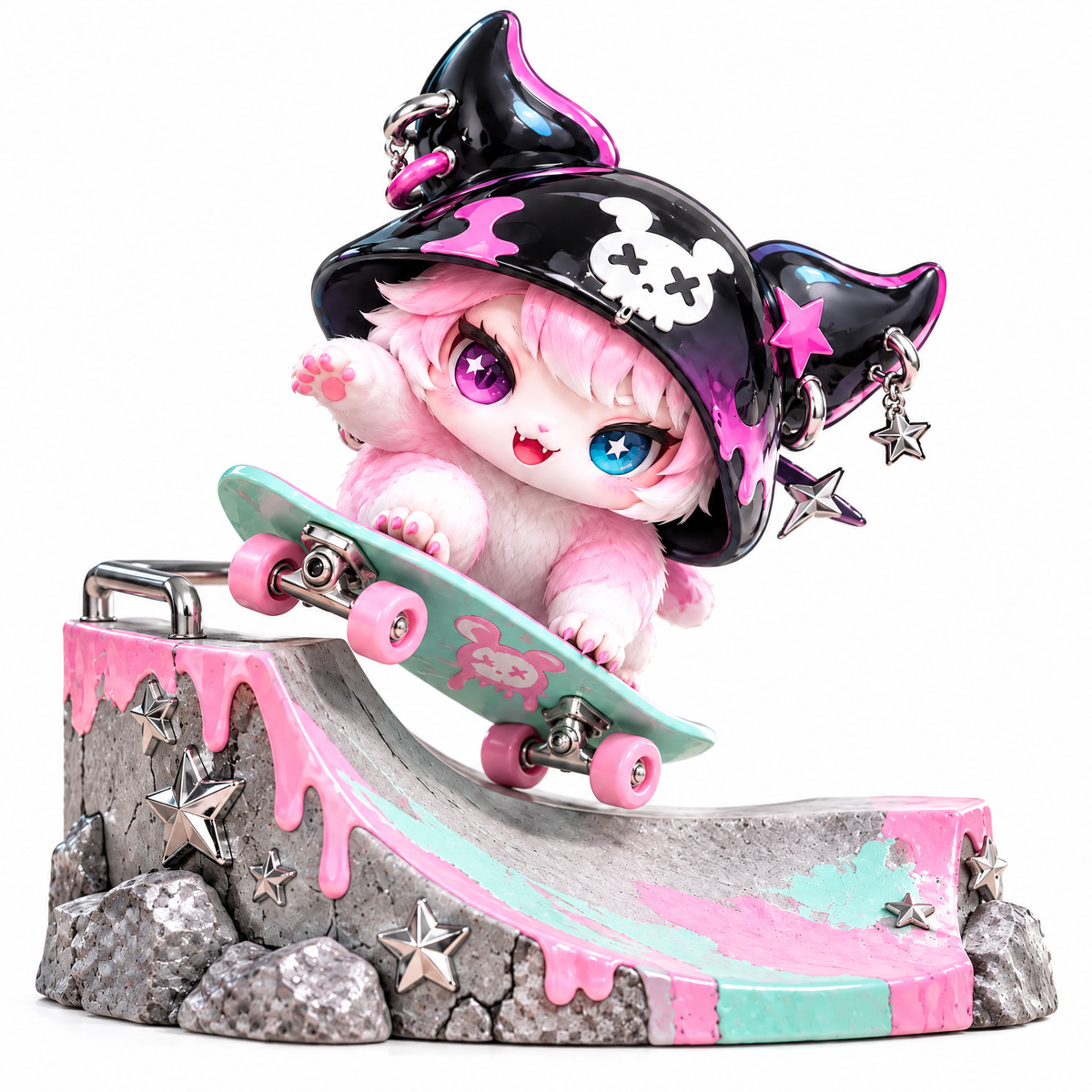 Pink Skater Mini Diorama