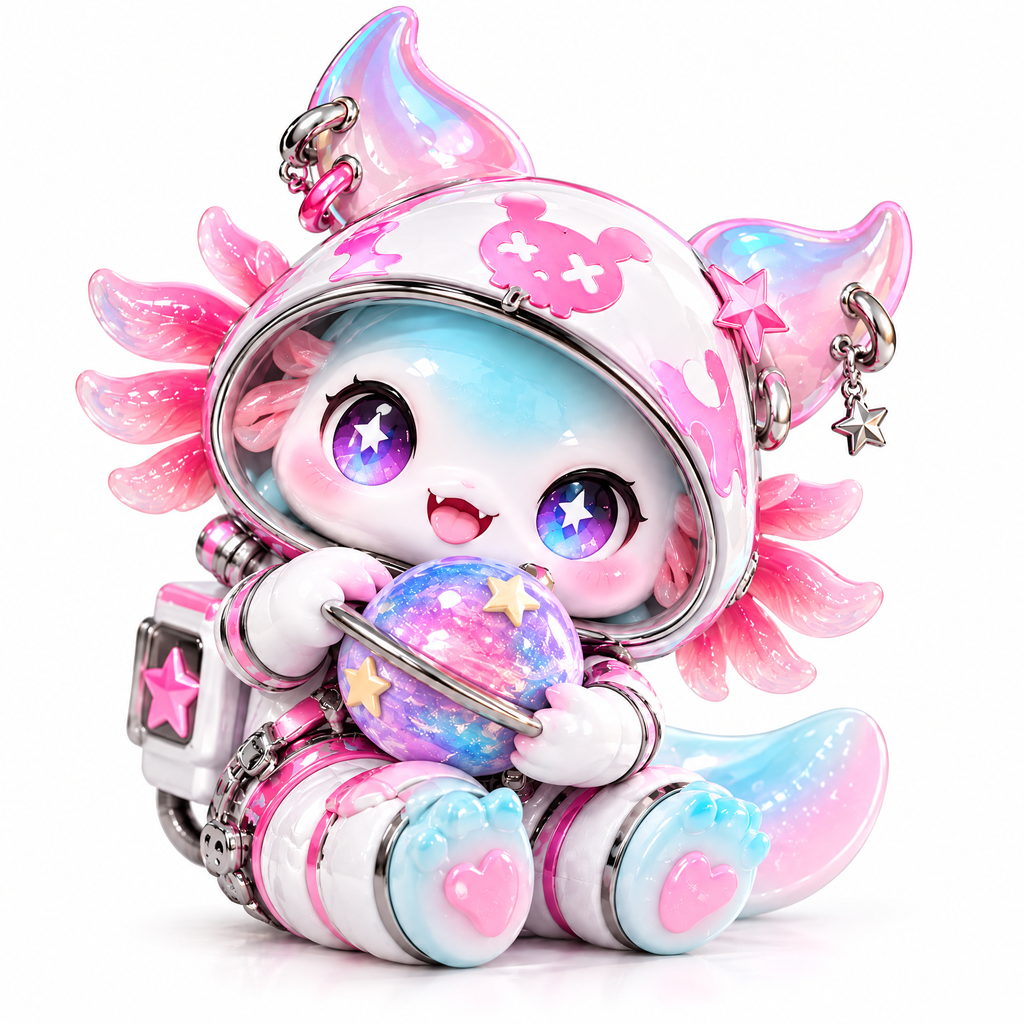 Planet Hugger Axolotl Figure