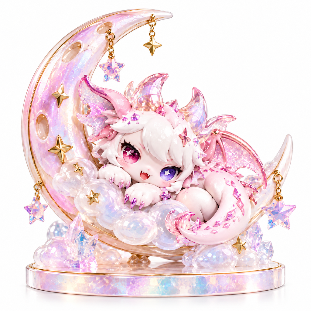 Moon Dragon Dreamscape Figure