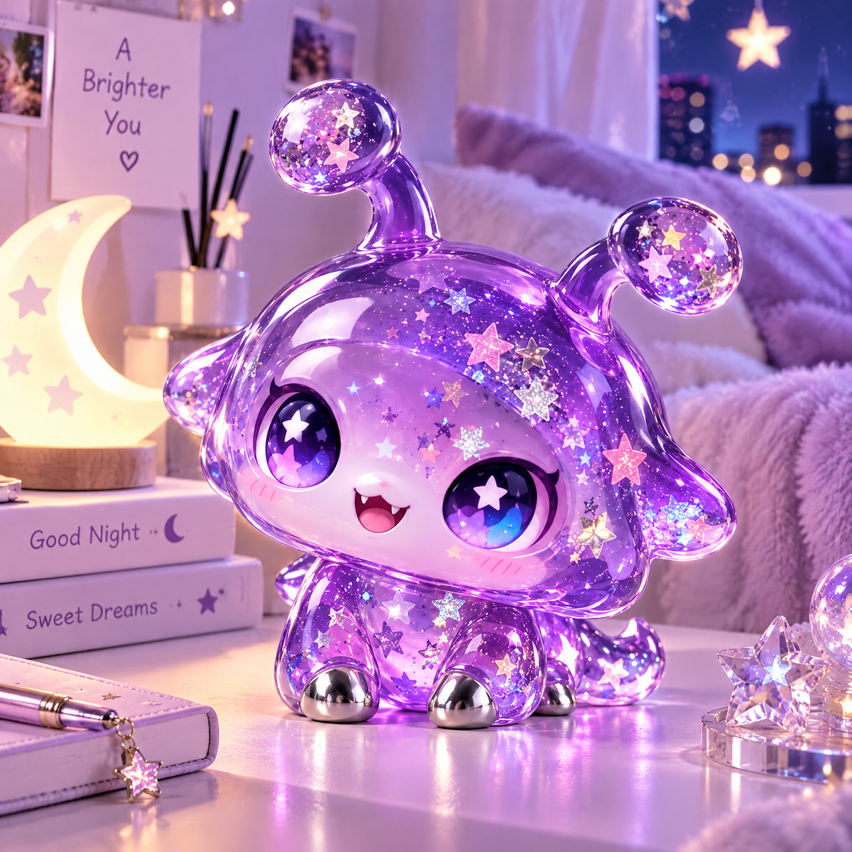 Galaxy Jelly Alien Figure